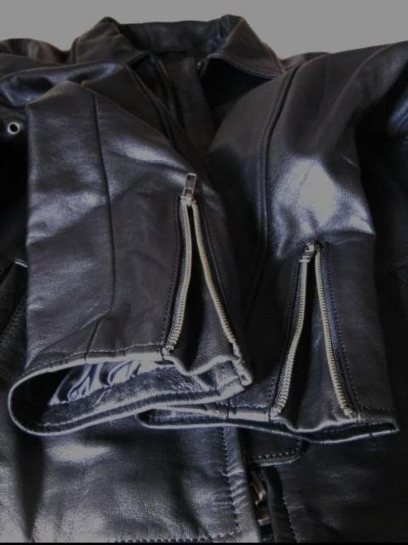 値下げ交渉可 aZitator レザー シングルジャケット