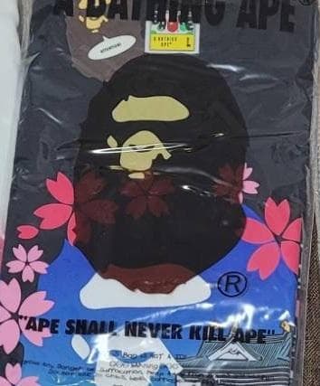 BAPE OSAKA CASTLE APE HEAD Tシャツブラック