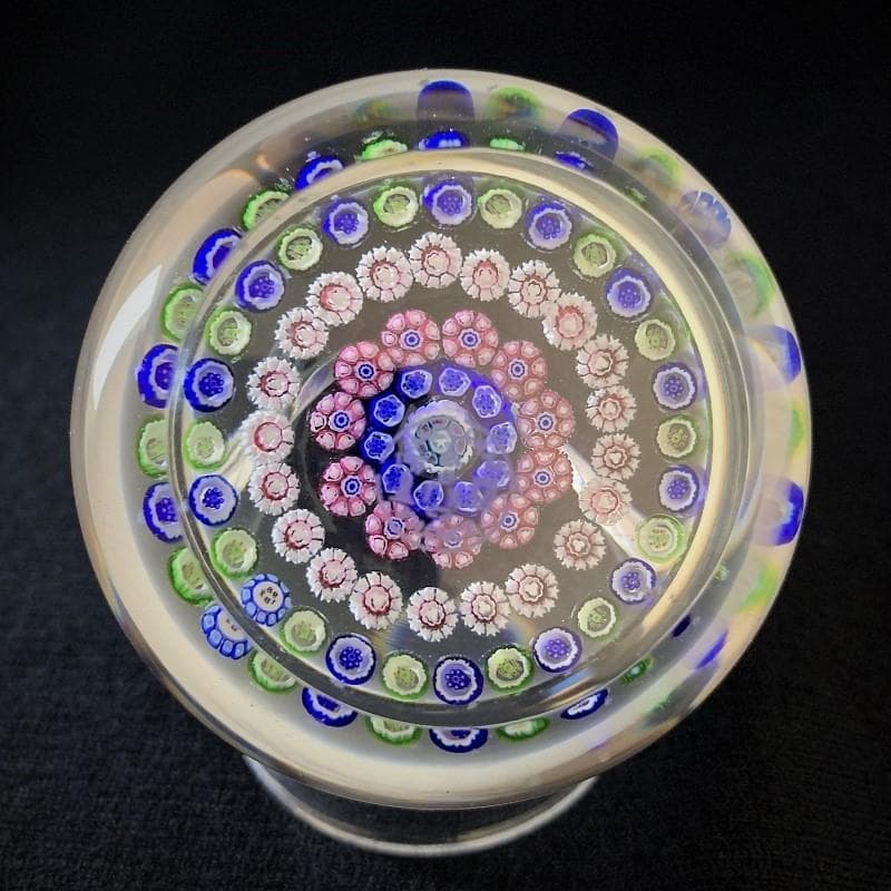 1982バカラ クリスタル ペーパーウェイト 千の花 ミルフィオリ