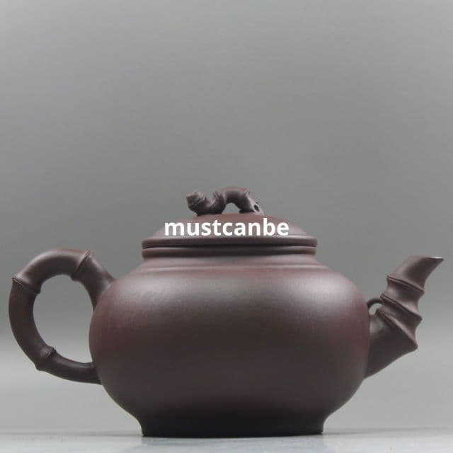 紫砂壷 報春笑櫻竹節壺 茶壺 茶道具 煎茶器 工芸品