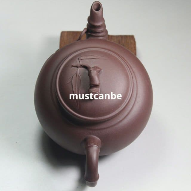 紫砂壷 報春笑櫻竹節壺 茶壺 茶道具 煎茶器 工芸品