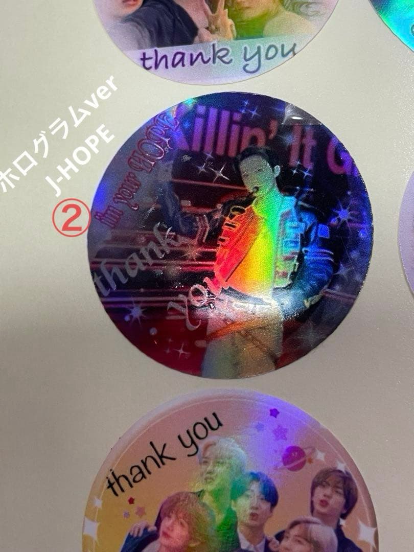 BTS thank youシール　リピ注文ページ③11/4新作追加