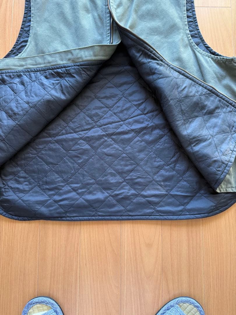 カーハート Carhartt ダックベスト！オリーブグリーン 2XL