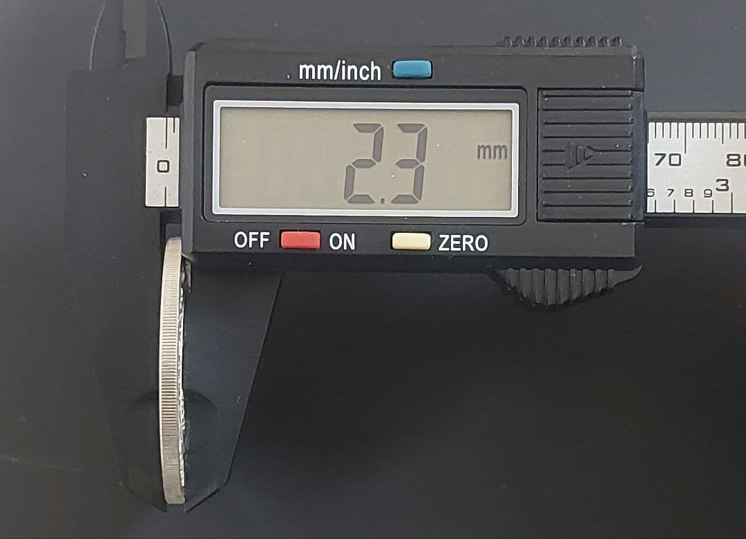 アジュマン 7.5リアル銀貨 ファルコン