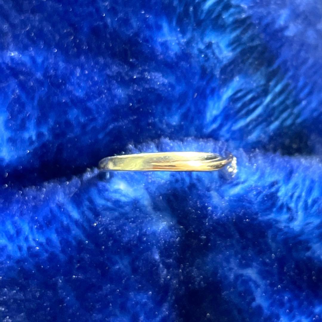 STAR JEWELRY ピンキーリング　K10 D0.02