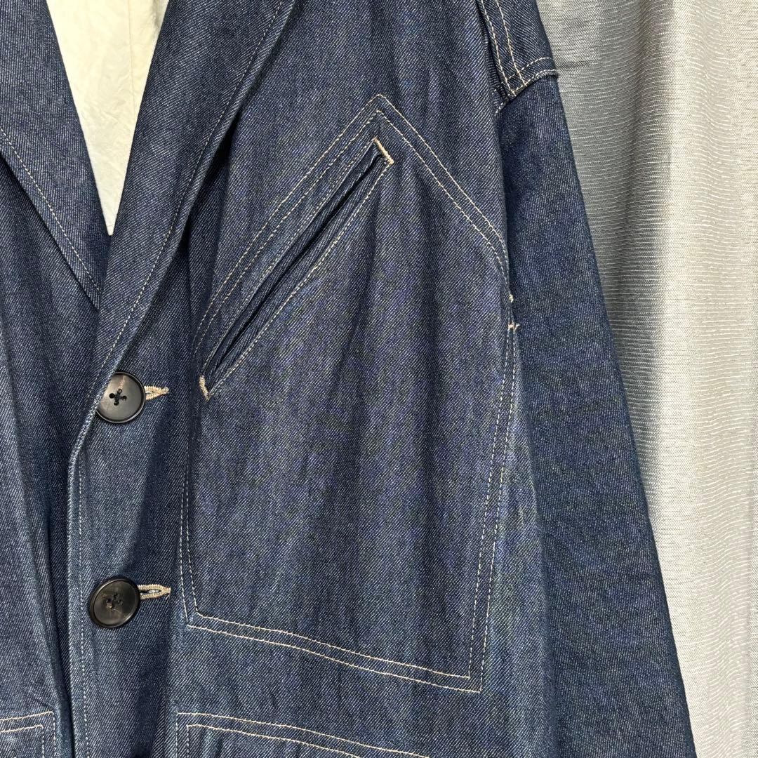 the viridi-anne デニムオーバーコート