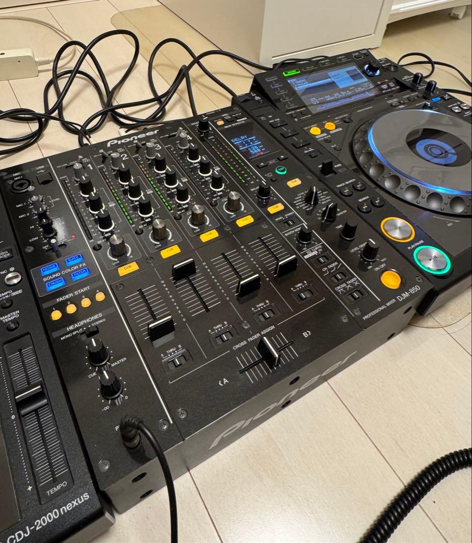 CDJ-2000NXS 2台+ DJM-850セット