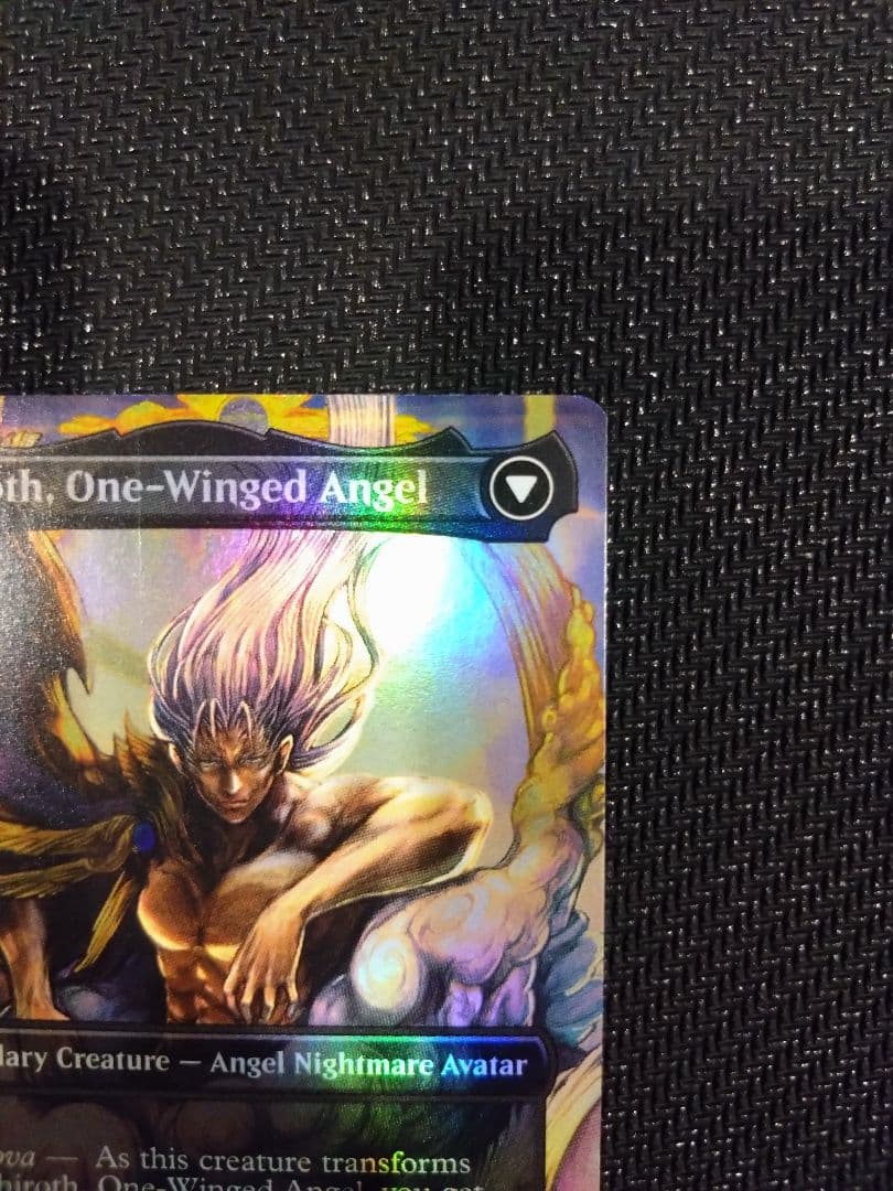 MTG　ボーダーレス　Foil　威名のソルジャー、セフィロス　英語版