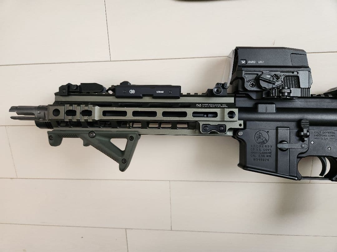東京マルイ M4 MWS CQBR ブロック１ FBI HRT風 カスタム