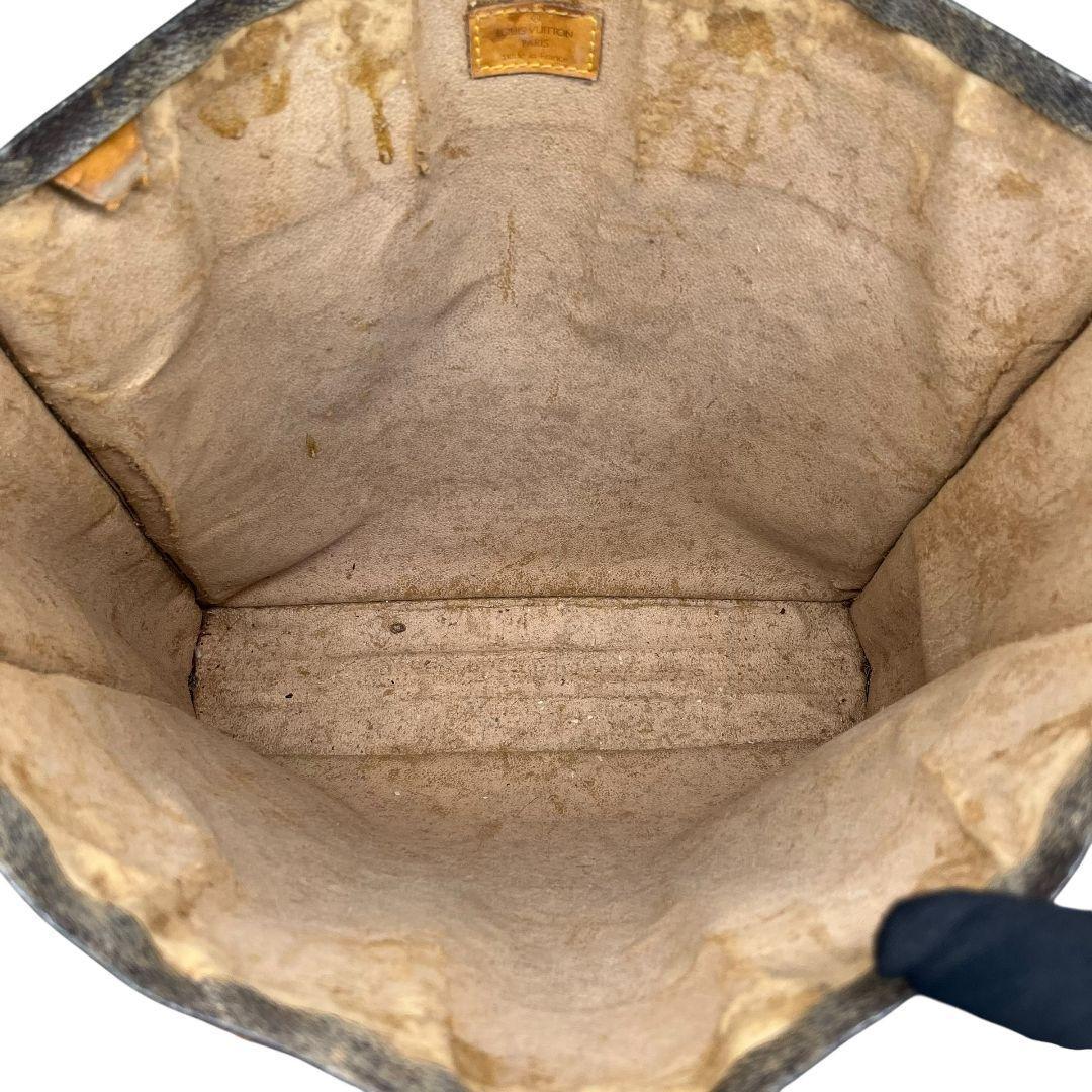 【鑑定済】ルイヴィトン　サックプラ　モノグラム　トートバッグ　ハンドバッグ　茶色