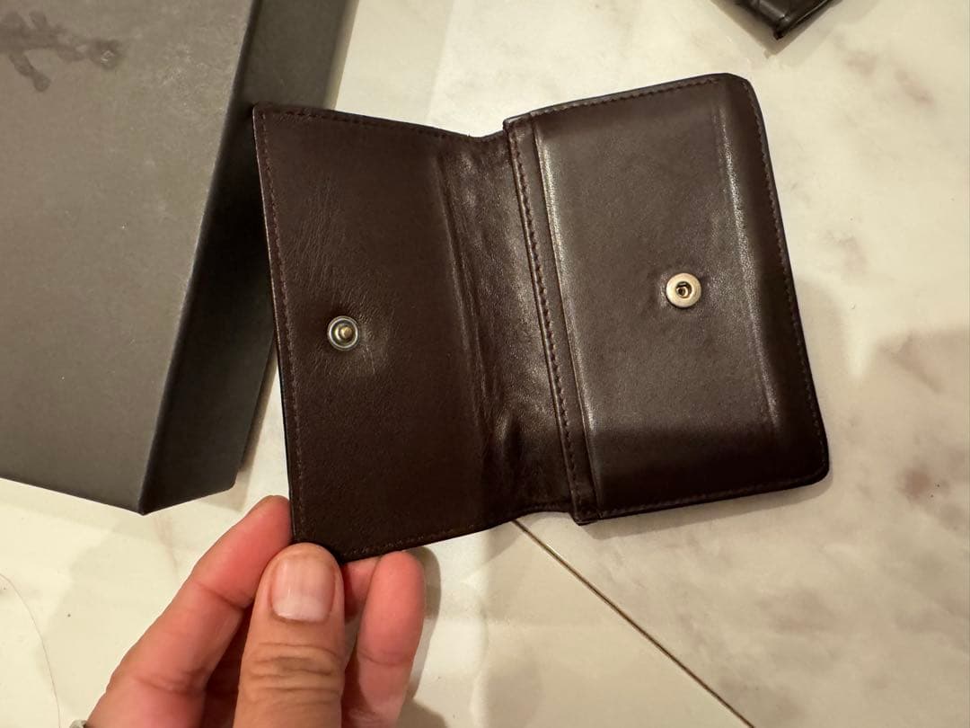 Bottega Veneta ダークブラウン キーケース&名刺入れセット