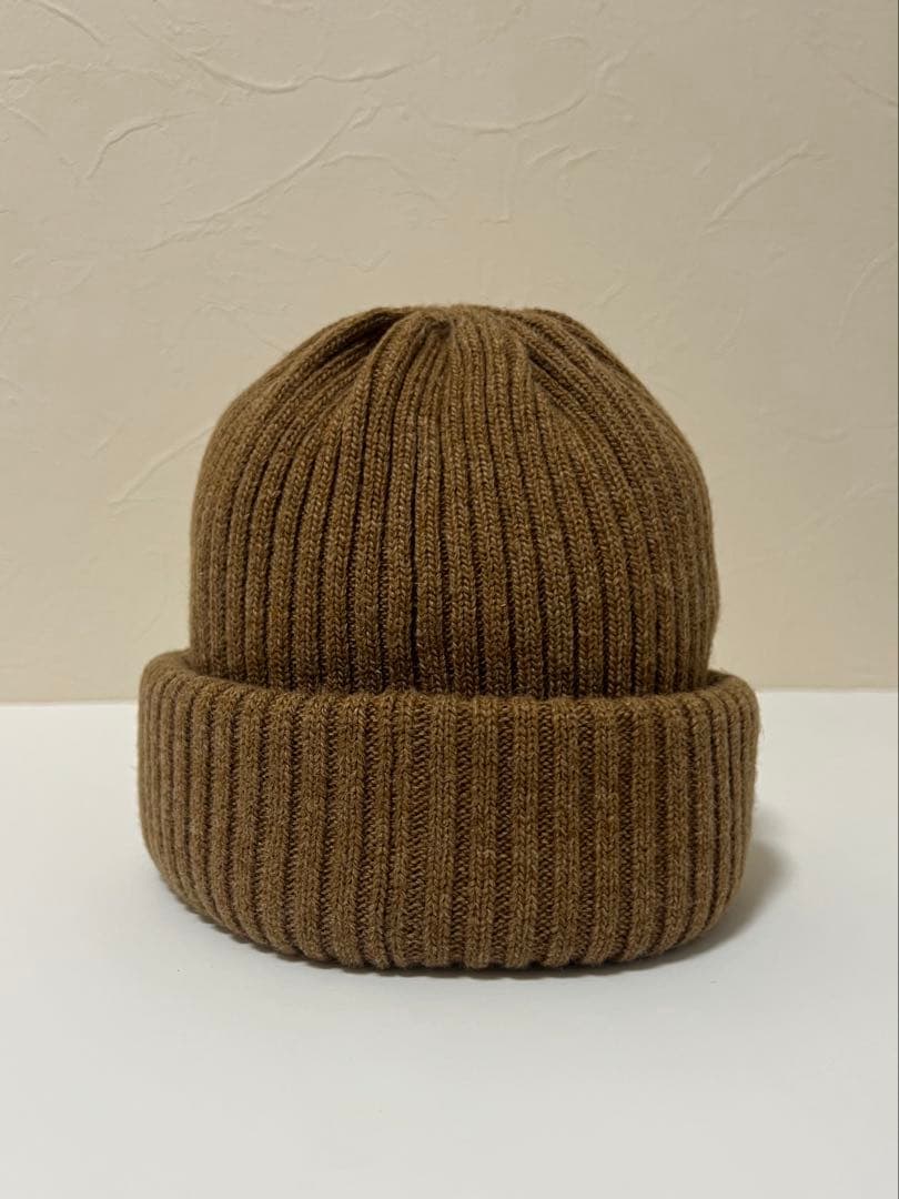 【美品】BURBERRY バーバリー ニット帽 ウール ブラウン