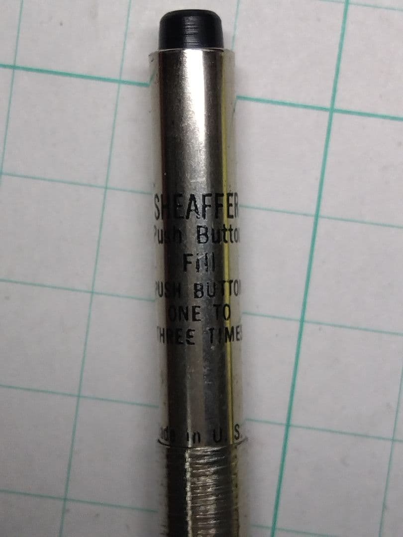 【シェーファー２本】ペン先14K、本体スターリングシルバーの万年筆＋ボールペン