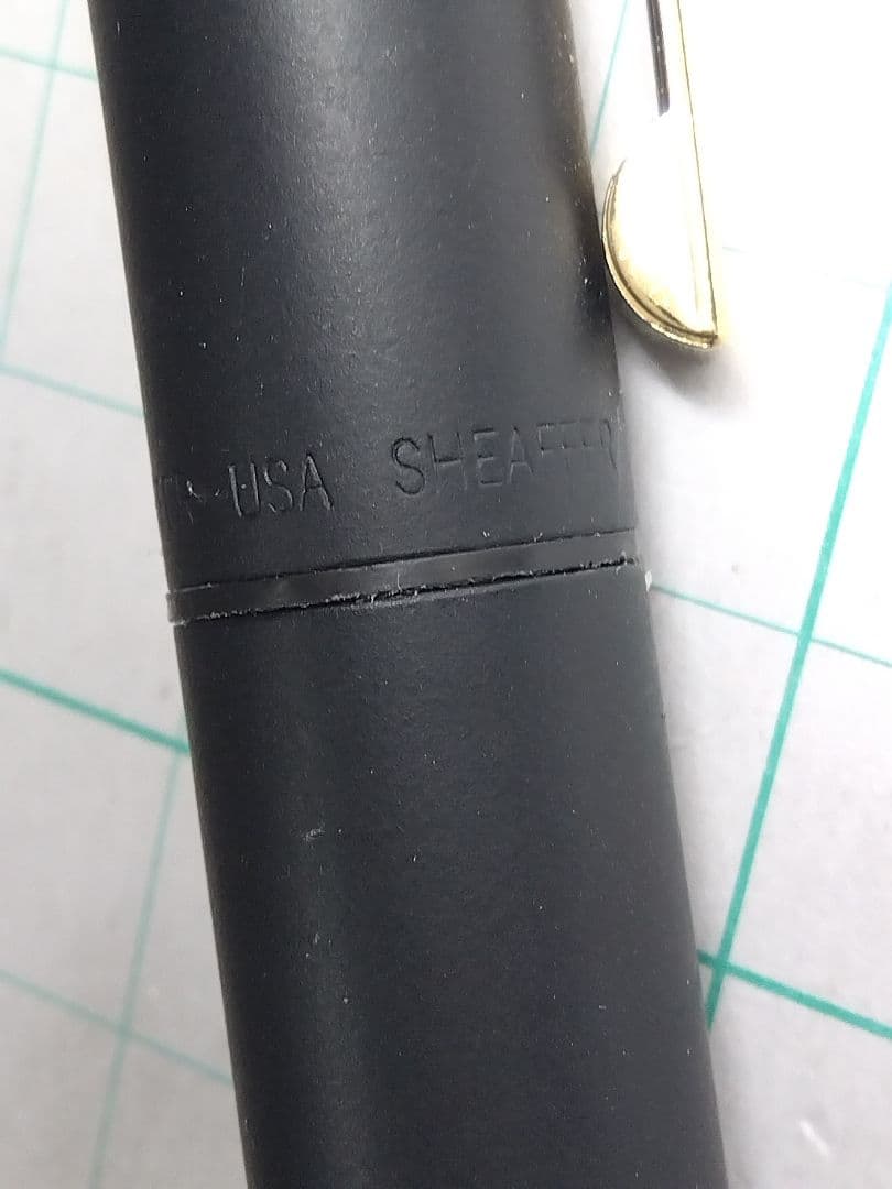 【シェーファー２本】ペン先14K、本体スターリングシルバーの万年筆＋ボールペン