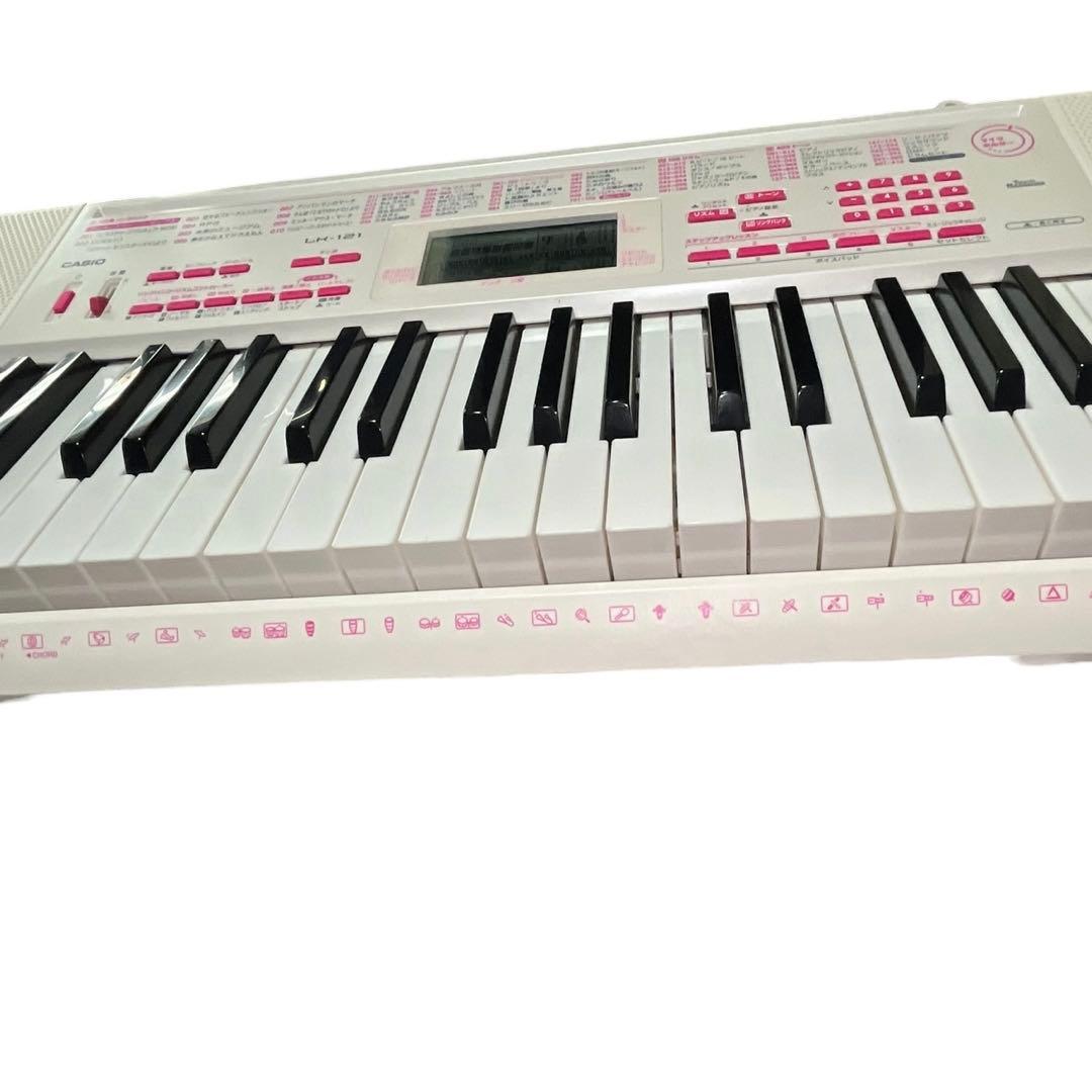 CASIO LK-121 光ナビゲーションキーボード 動作確認済 ACアダプタ付
