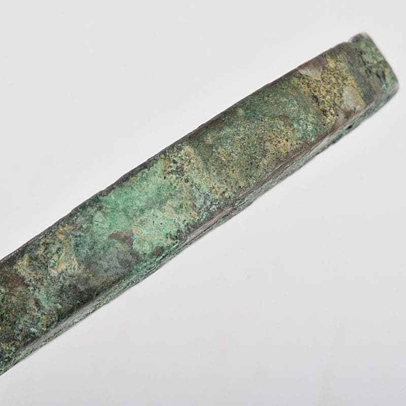 中国　古銅青銅　銅鏡　古鏡　紙鎮　文鎮　時代箱　M　R9328