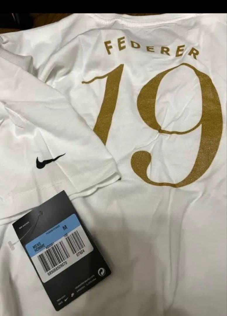 記念グッズ NIKE FEDERER 19GS WIN T-SHIRT US SIZE M