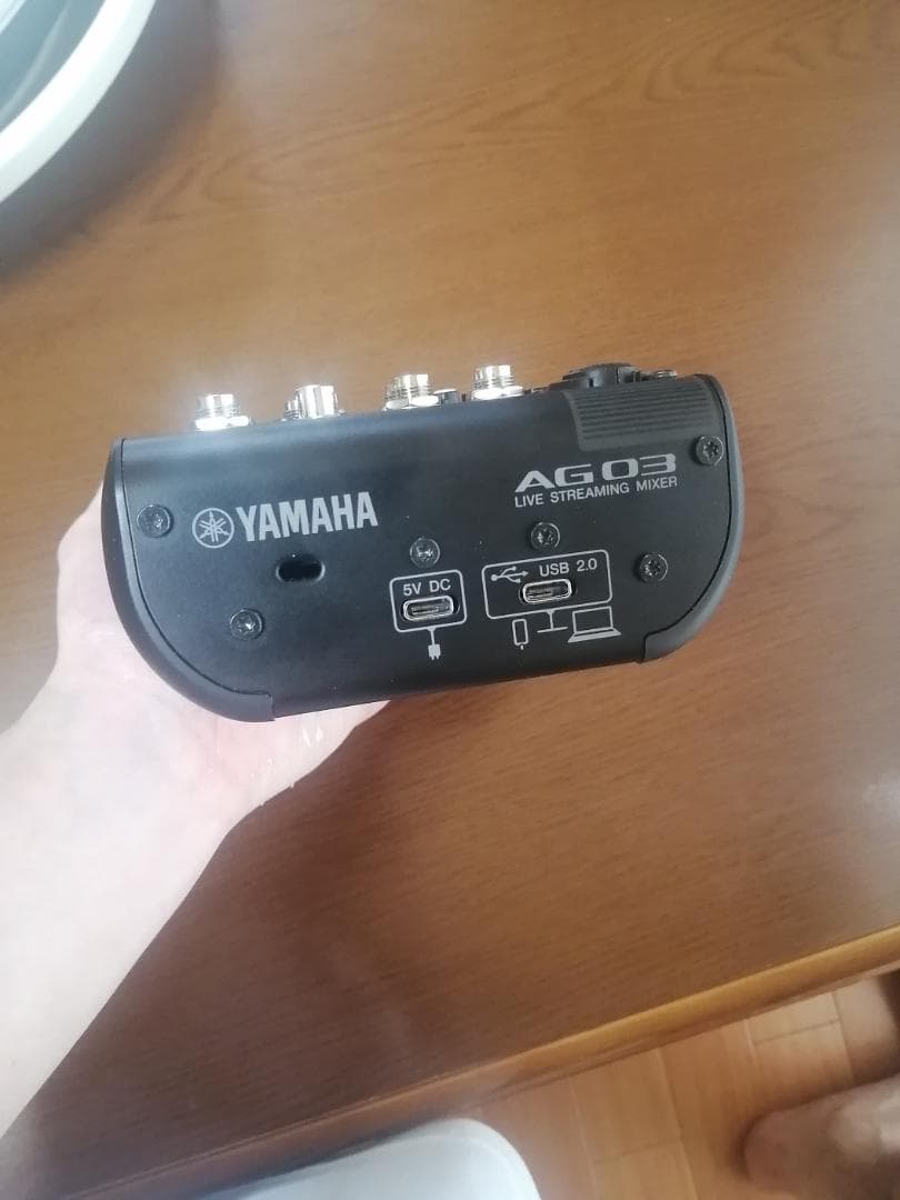 DJ機材 YAMAHA AG03MK2