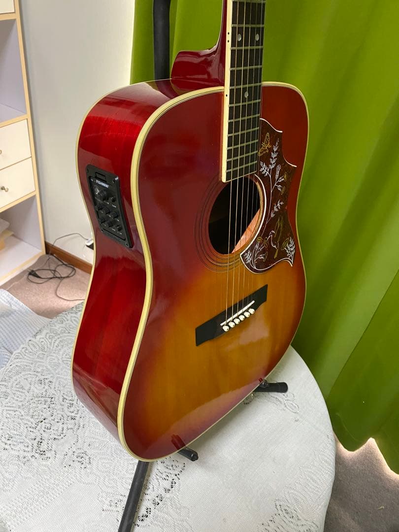 極上美品カントリーしようぜ！ハミングバードONKYOエレアコ音出し良好アコギも！