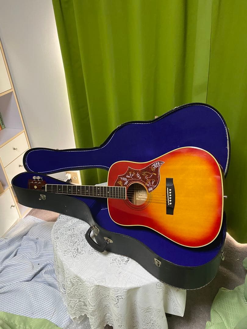 極上美品カントリーしようぜ！ハミングバードONKYOエレアコ音出し良好アコギも！