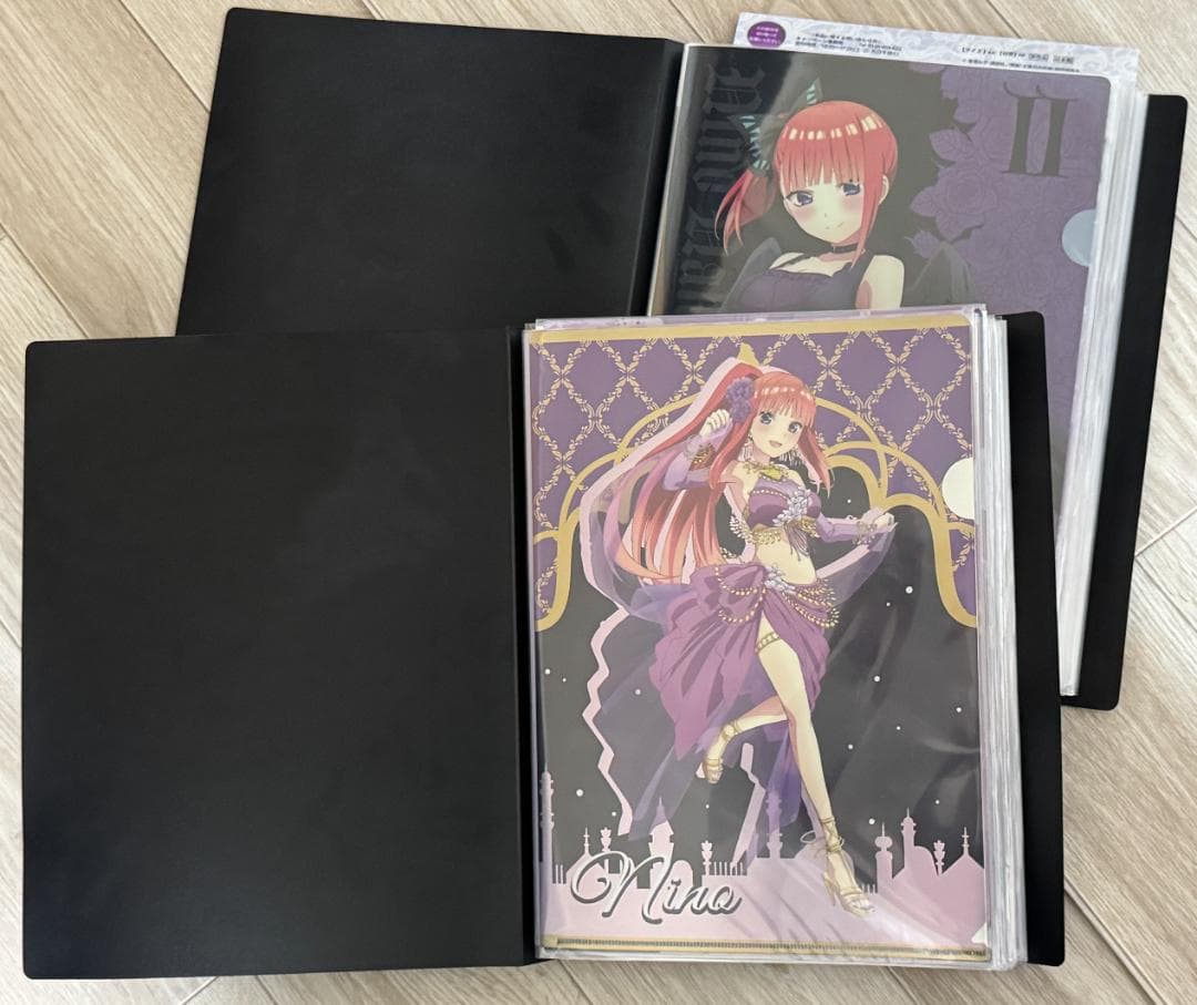 五等分の花嫁 二乃 クリアファイルセット 美品 激レア 約80枚 ケース付