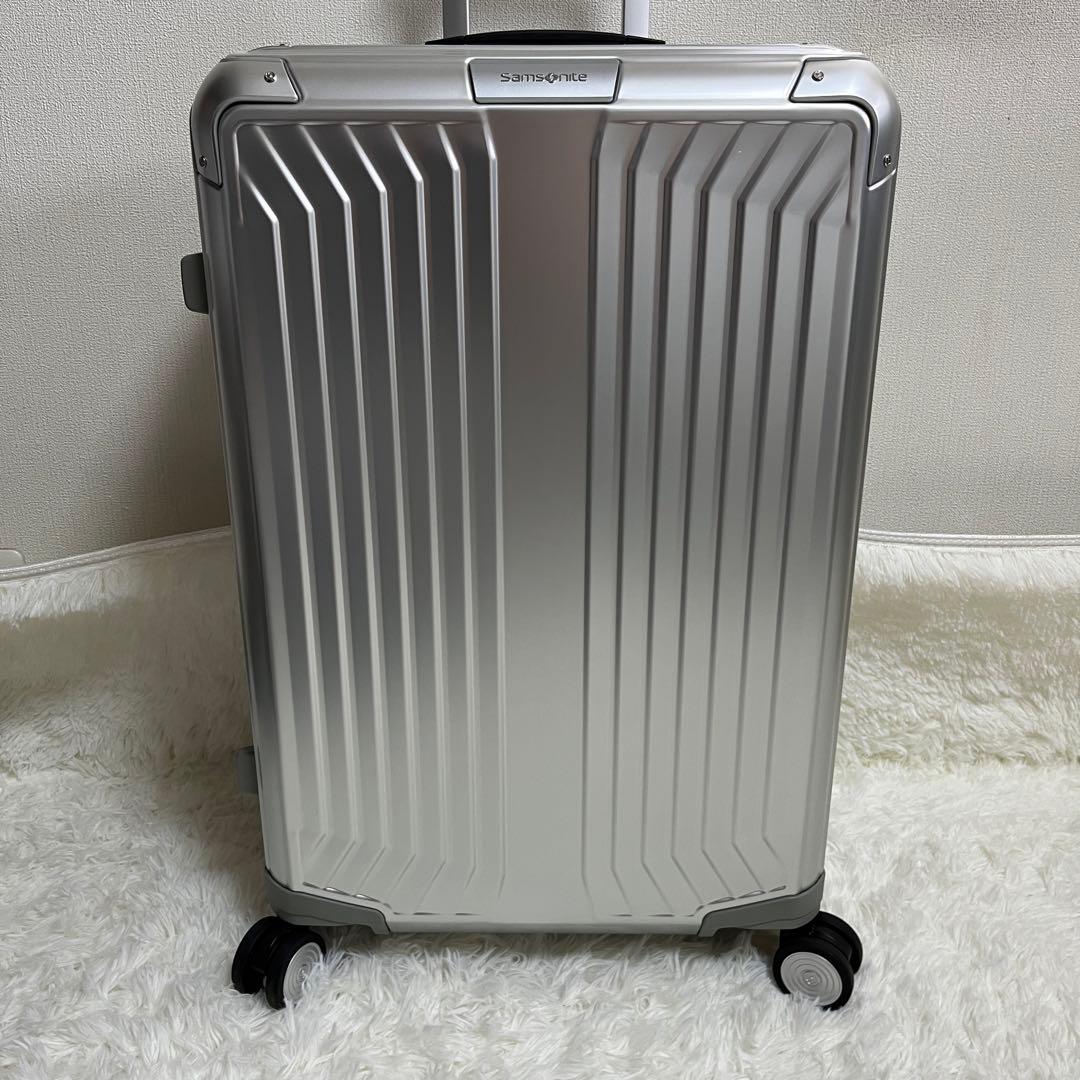 未使用品✨サムソナイト　ライトボックス　アルミニウム素材　スピナー69 71L