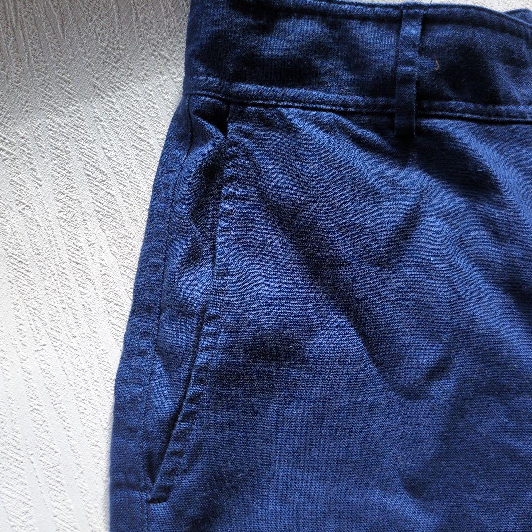 ラルフローレン　リネン100%ガウチョパンツ　未使用品