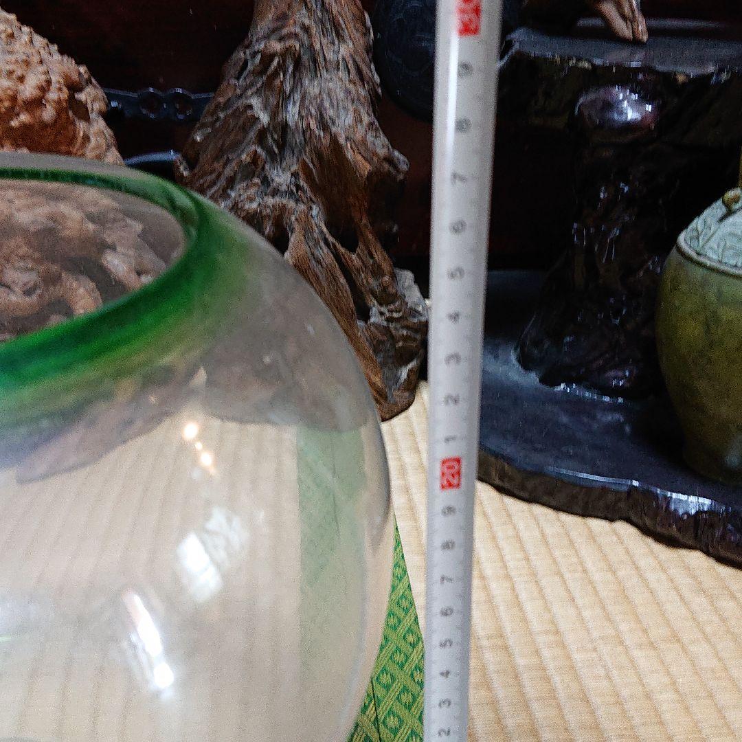 大正色ガラス 金魚鉢