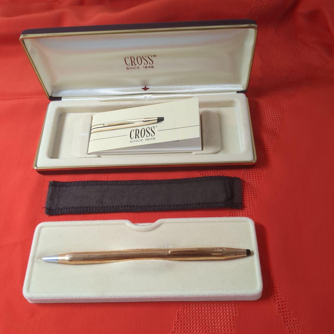 美品　高級筆記具 クロス クラシック センチュリー 14金張ボールペン 1502