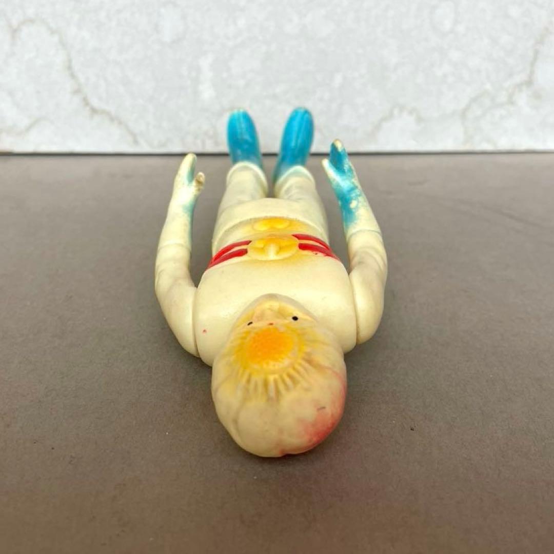 レインボーマン　パチ　無版権　ミドルサイズ　ソフビ　貴重品　1972年製