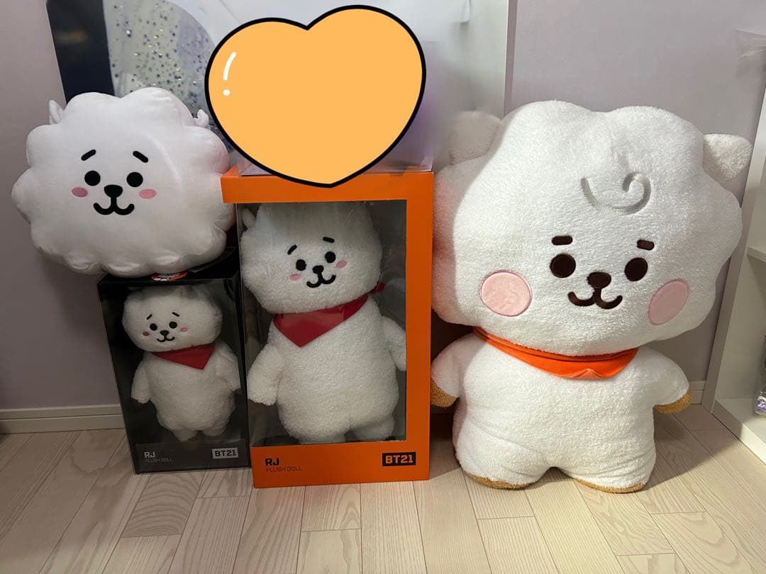 特別値下げ中 BT21 RJ ぬいぐるみ セット