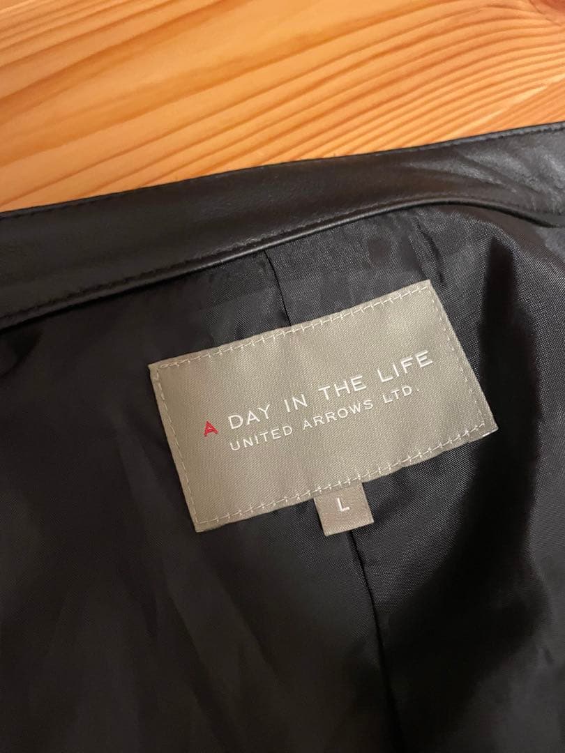 UNITED ARROWS シングルライダースジャケットL