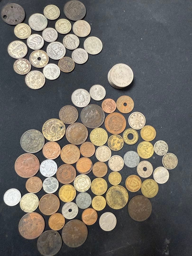 旧貨幣コレクション 約70枚　海外硬貨