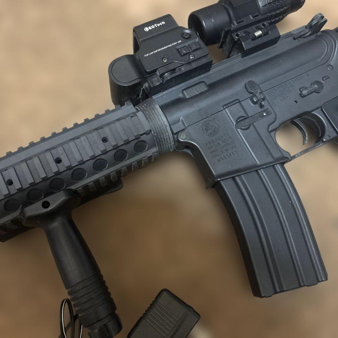 マルイM4 サイレンサー カスタム　他　カスタム　300連マガジン