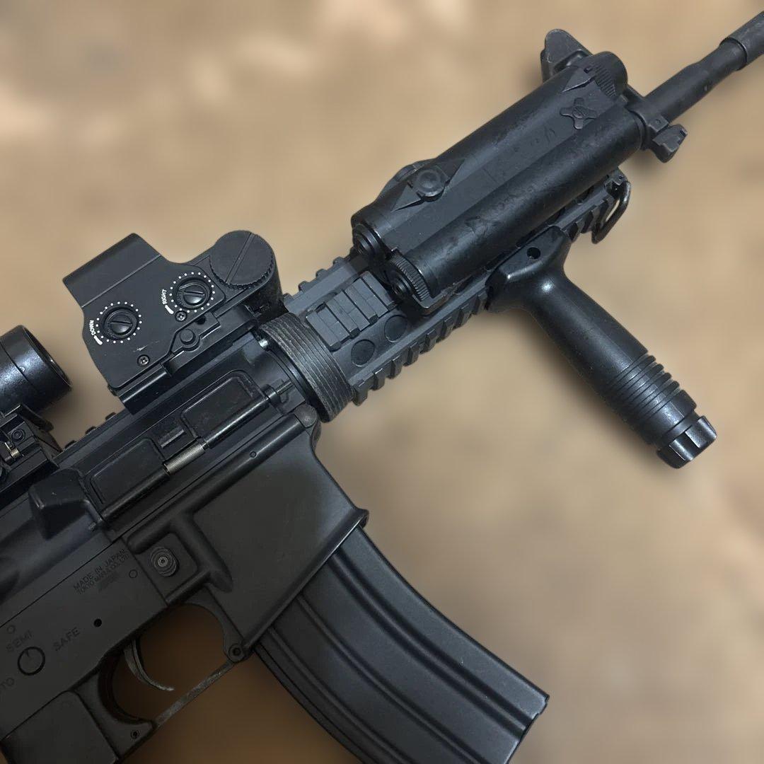 マルイM4 サイレンサー カスタム　他　カスタム　300連マガジン