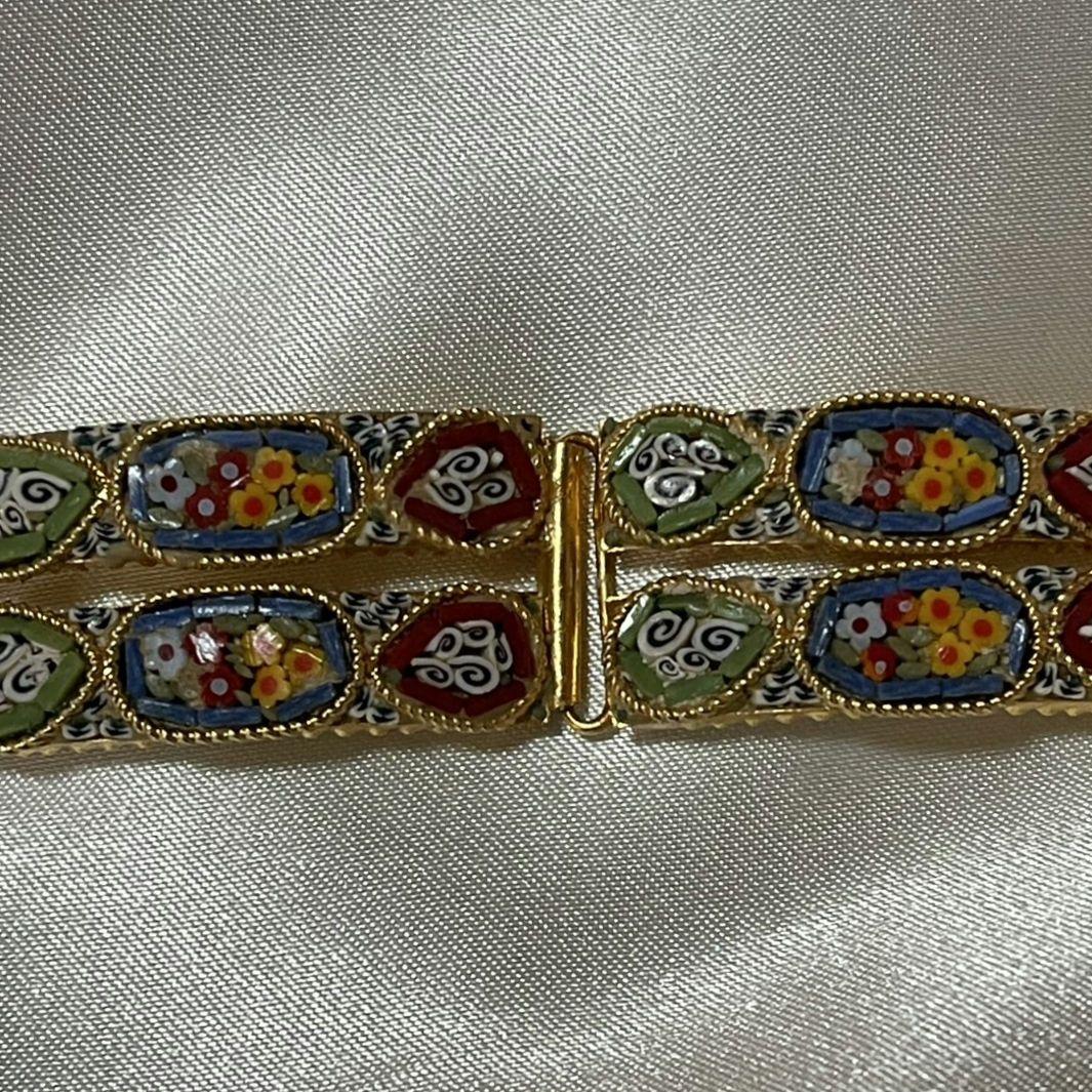 ま*ち様 マイクロモザイク ベネチアンガラス ブレスレット イタリア