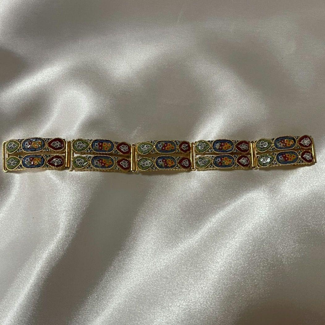 ま*ち様 マイクロモザイク ベネチアンガラス ブレスレット イタリア