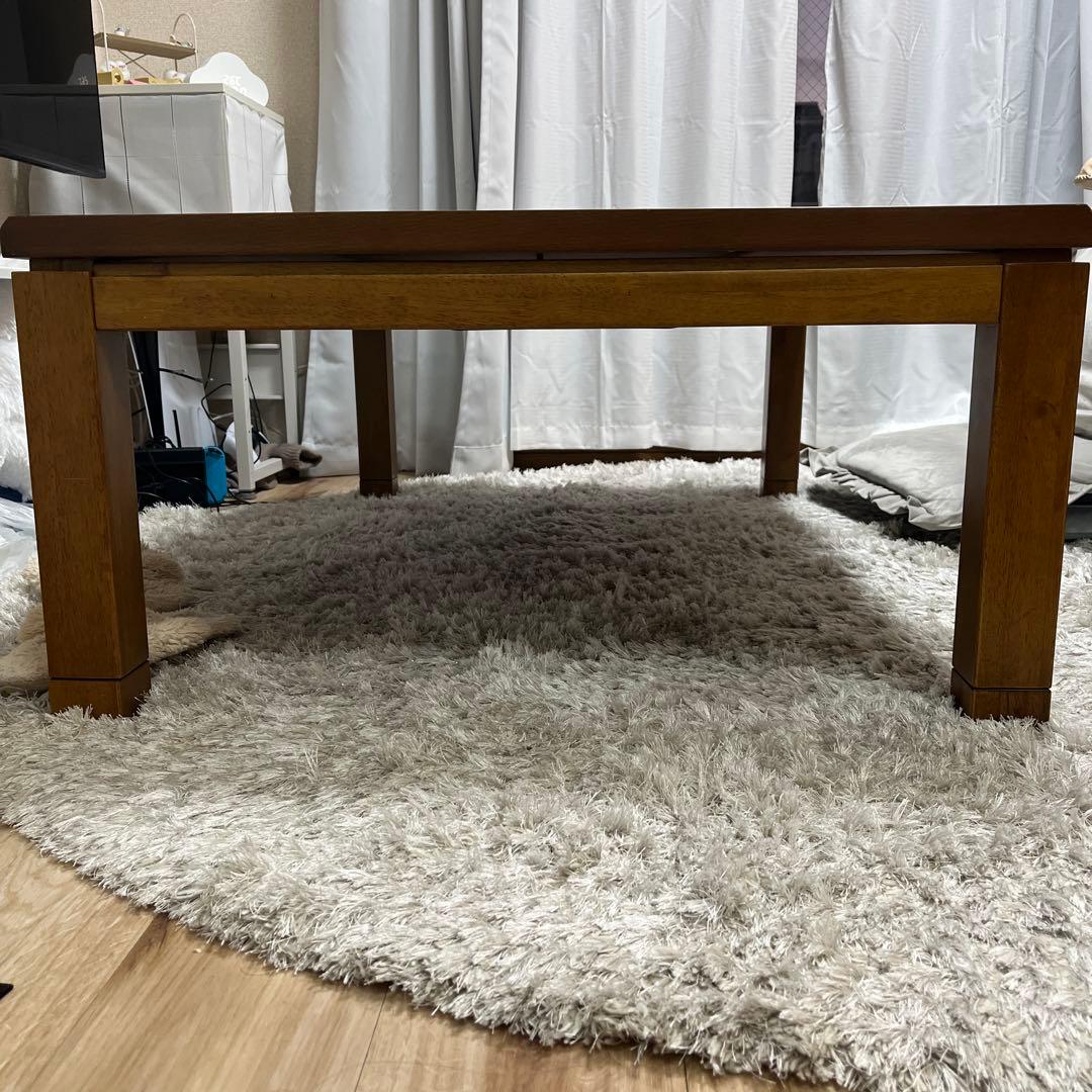 【10/19まで】リビングテーブル(こたつ布団付)　協立工芸