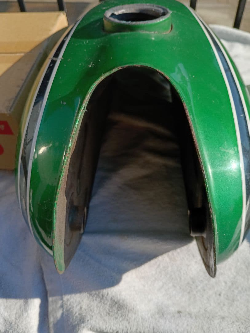 YAMAHA グリーンタンク ストライプデザイン