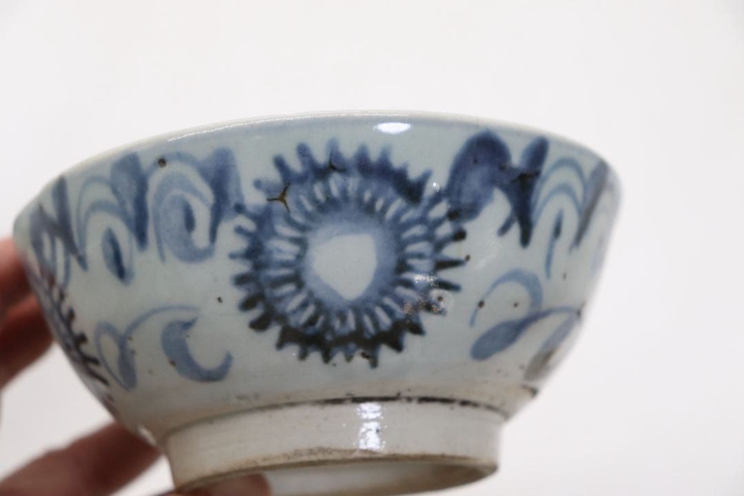 中国　明時代　染付お碗2点　アンティーク　送料込み250827-2