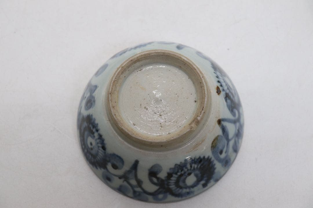 中国　明時代　染付お碗2点　アンティーク　送料込み250827-2