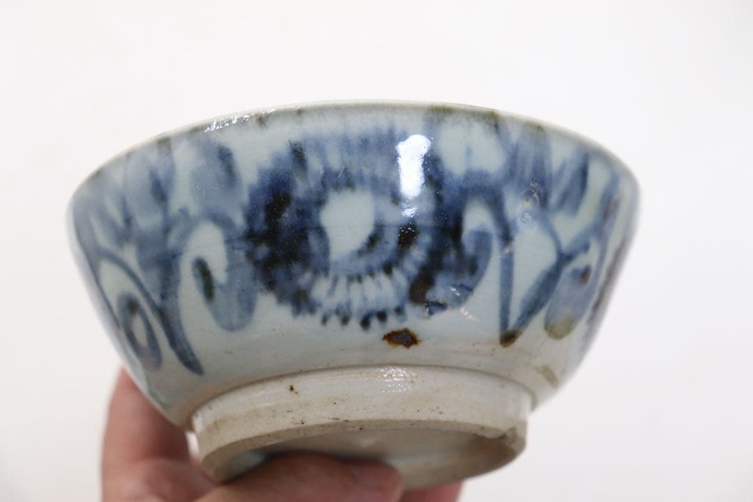 中国　明時代　染付お碗2点　アンティーク　送料込み250827-2