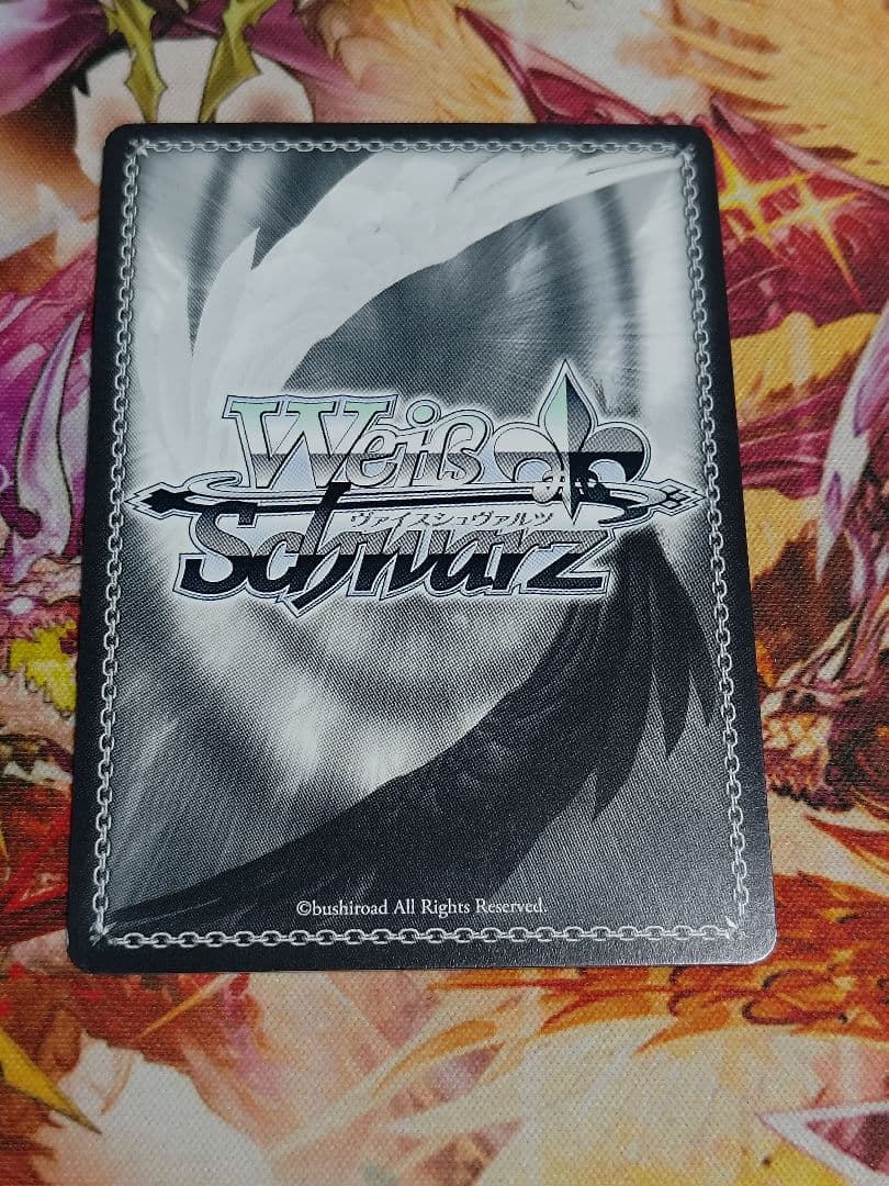 WS ヴァイスシュヴァルツ 英語 サイン SP ホンメイ 万里花 乙女心 万里花