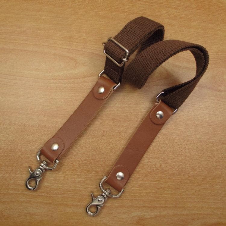 キャメル＆茶色　本革シザーケース＆ブラシケース　６丁差し　SCA-57/CCA