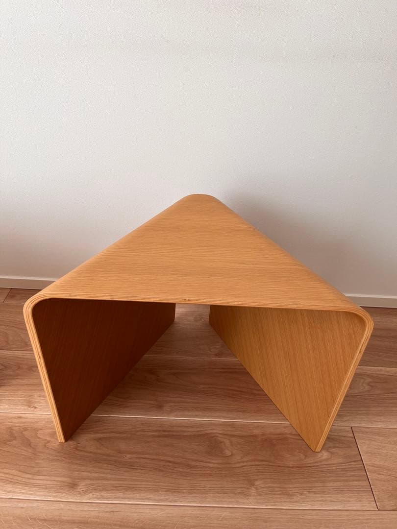 無印良品　重なるテーブルベンチ　大小　オーク材　MUJI