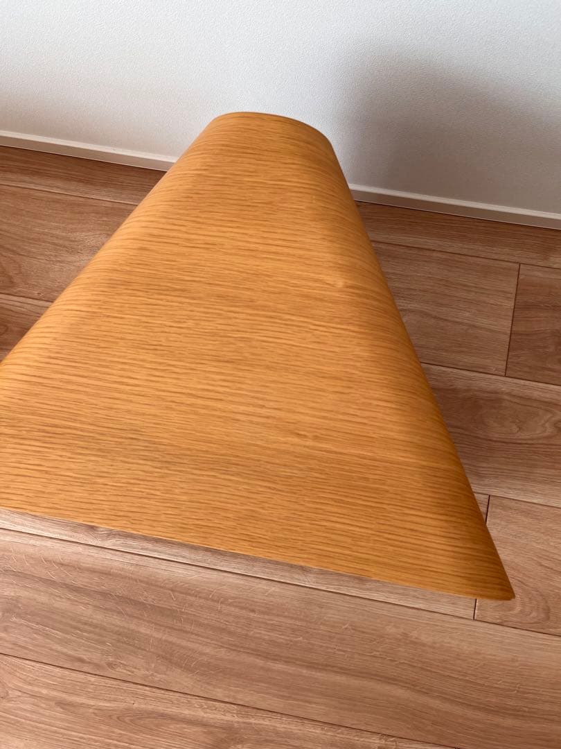 無印良品　重なるテーブルベンチ　大小　オーク材　MUJI