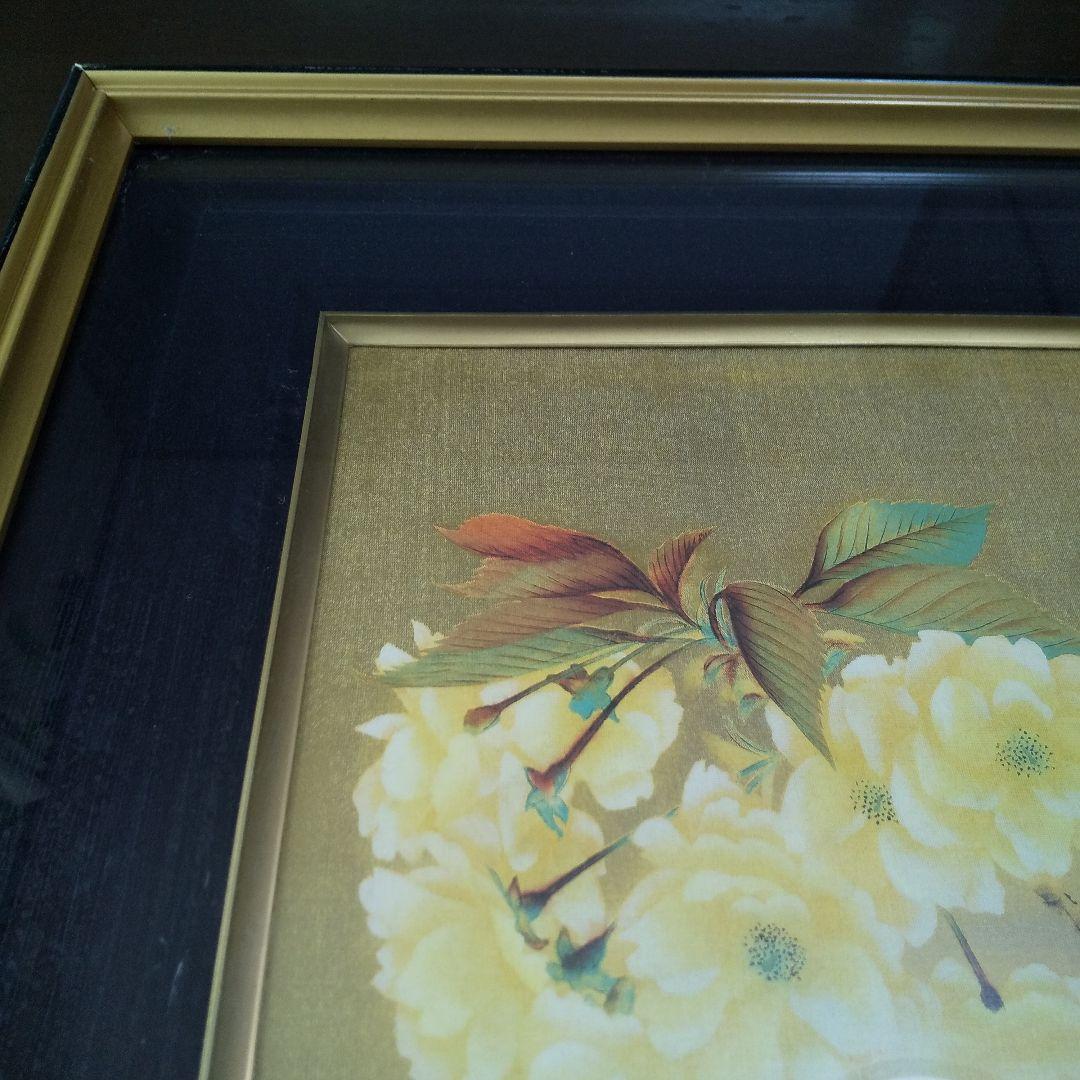 速水御舟 木版画 鬱金桜 油絵 油彩画 立体画 インテリア 額装　額縁 置物