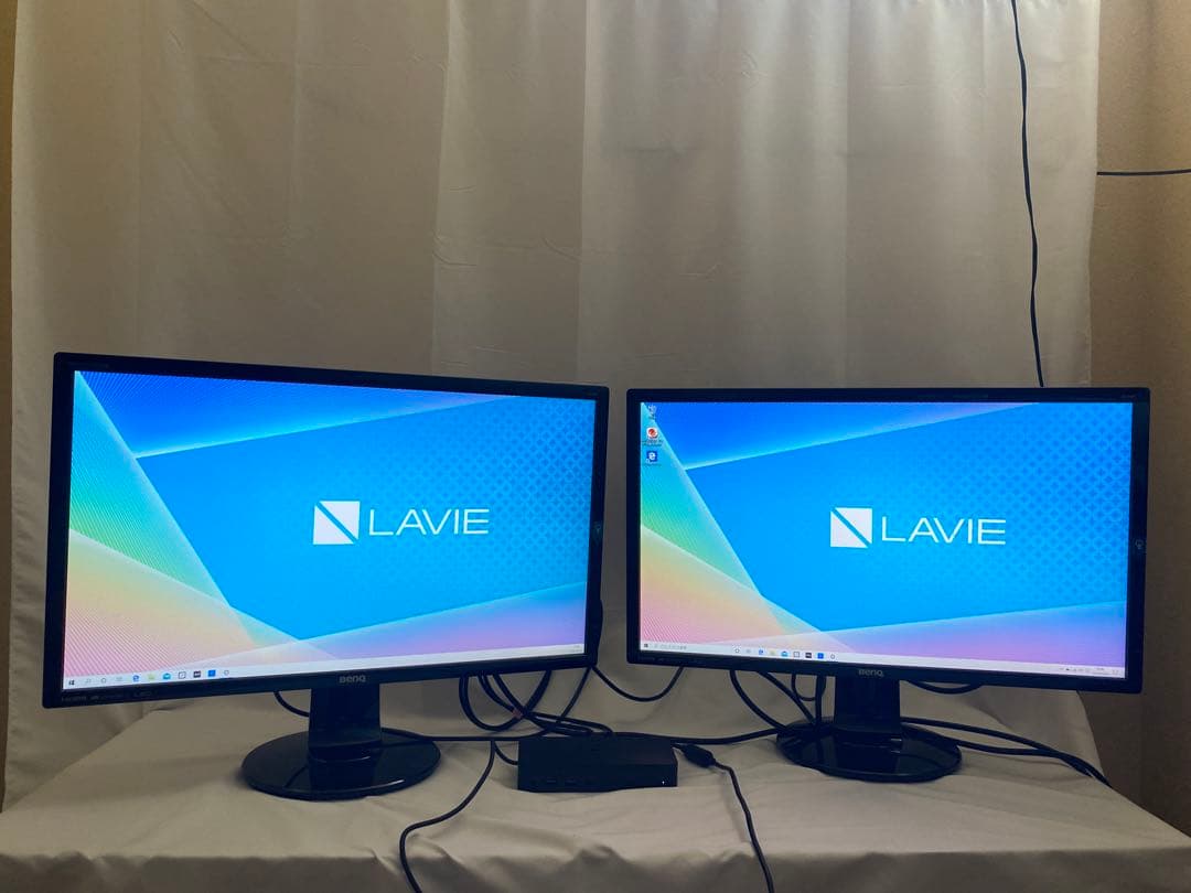 モニター×2、ドッキングステーション　セット　2460hm　D6000