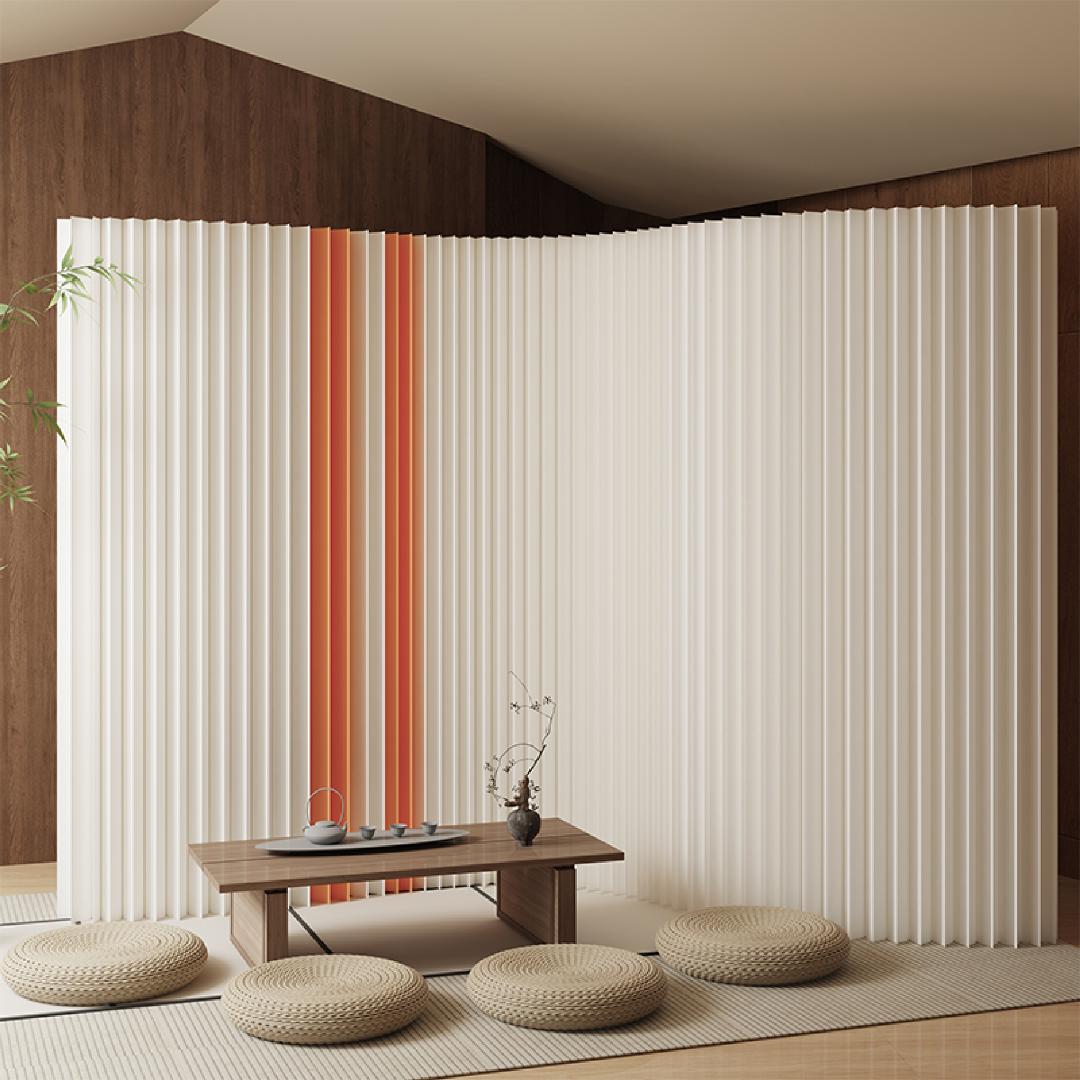 グレーバンドタイプ パーテーション 間仕切り高さ1.8ｍ長さ2-3ｍ 折りたたみ