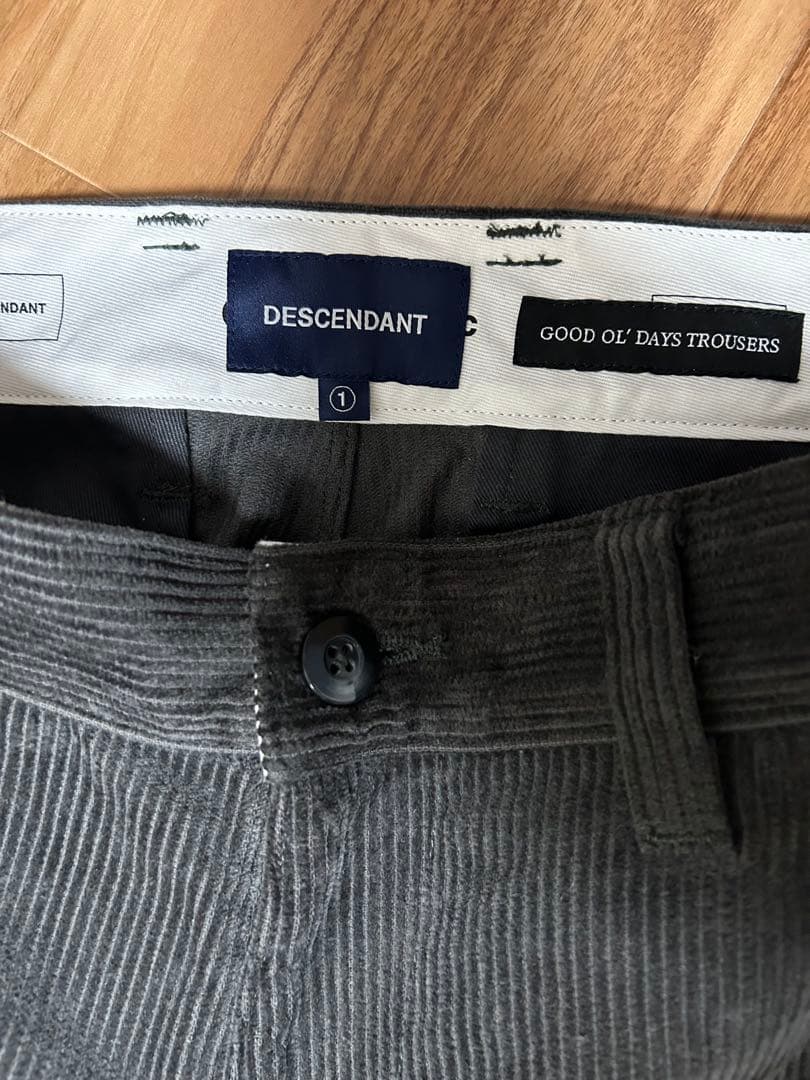 パンツ DESCENDANT DC-6 GDT CORDUROY